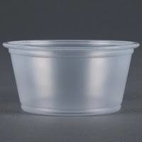 Container Plastic Souffle Clear 2oz