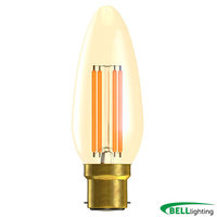 Bell BEL01451 | 4W BC LED Vintage Candle Amber