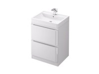 Tucker French Hampstead Square 600mm Floor Standing Two Drawer Basin Unit