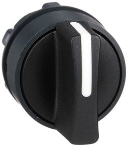 3 Position Selector Switch Head Standard Handle Black Stay Put