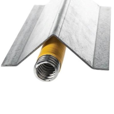 Vloerbescherming DN32 
V-vorm, uit metaal 
2mm x 1m