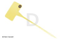 53cm YELLOW ANGLED HEAD LABELS (SL500)