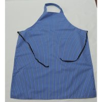 Butchers Twin Striped Apron - Blue and White 42 x 36"
