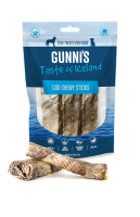 Gunni's Traceable Fish Dog Treats - Cod Chewy Sticks 200g x 1