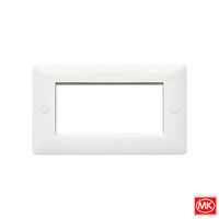 MK Base 4 Mod Euro Front Plate - MB184WHI
