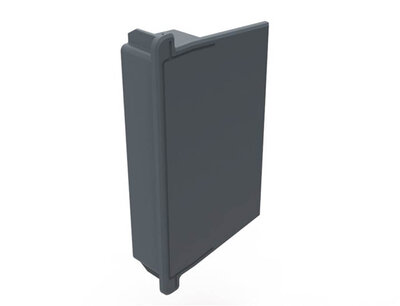 Manthorpe Grey uPVC Eaves End Closure MANGLVEEGR