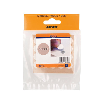 Index Prepack PVC Screw Cap 20 Pack - Beech
