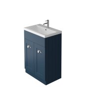 CLARITY 60MM FLOOR STANDING UNIT & BASIN HENLEY BLUE