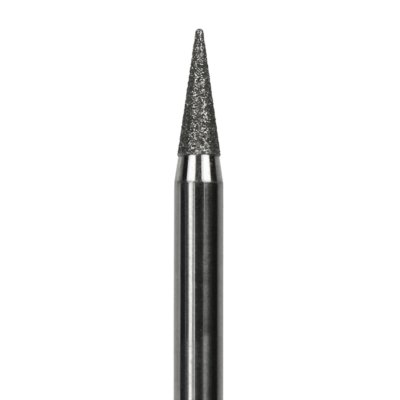 VHF Diamond Radius Grinding Tools for Glass Ceramics Length 35mm, &Oslash; = 0.6 mm 