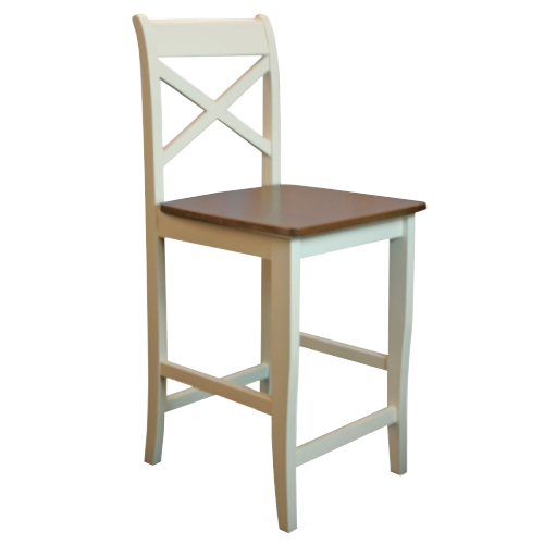 Buy Clermont Cream & Oak Bar Stool online Tadhg O'Connor Ltd.