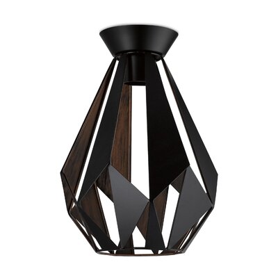 Eglo Carlton DIY Shade Black and Copper