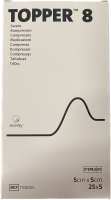 Johnson & Johnson Topper 8 Sterile Swabs  - 125pk 5 x 5cm