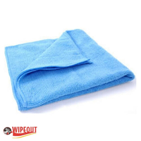 blue microfiber cloths