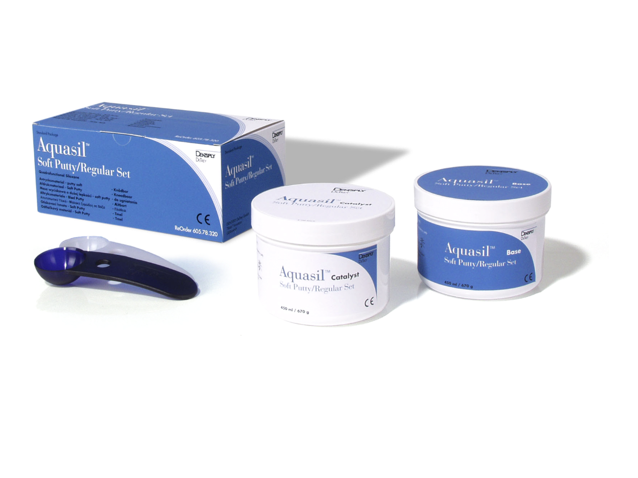 Dentsply Sirona Aquasil Soft Putty - 2 x 450ml Soft Putty/ Regular set - DMI Ireland's Leading Dental Supplier - Next Day Delivery