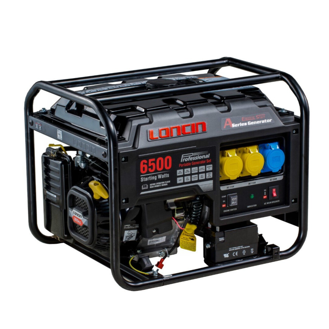 LONCIN LC6500A-S PETROL GENERATOR LONG RUN