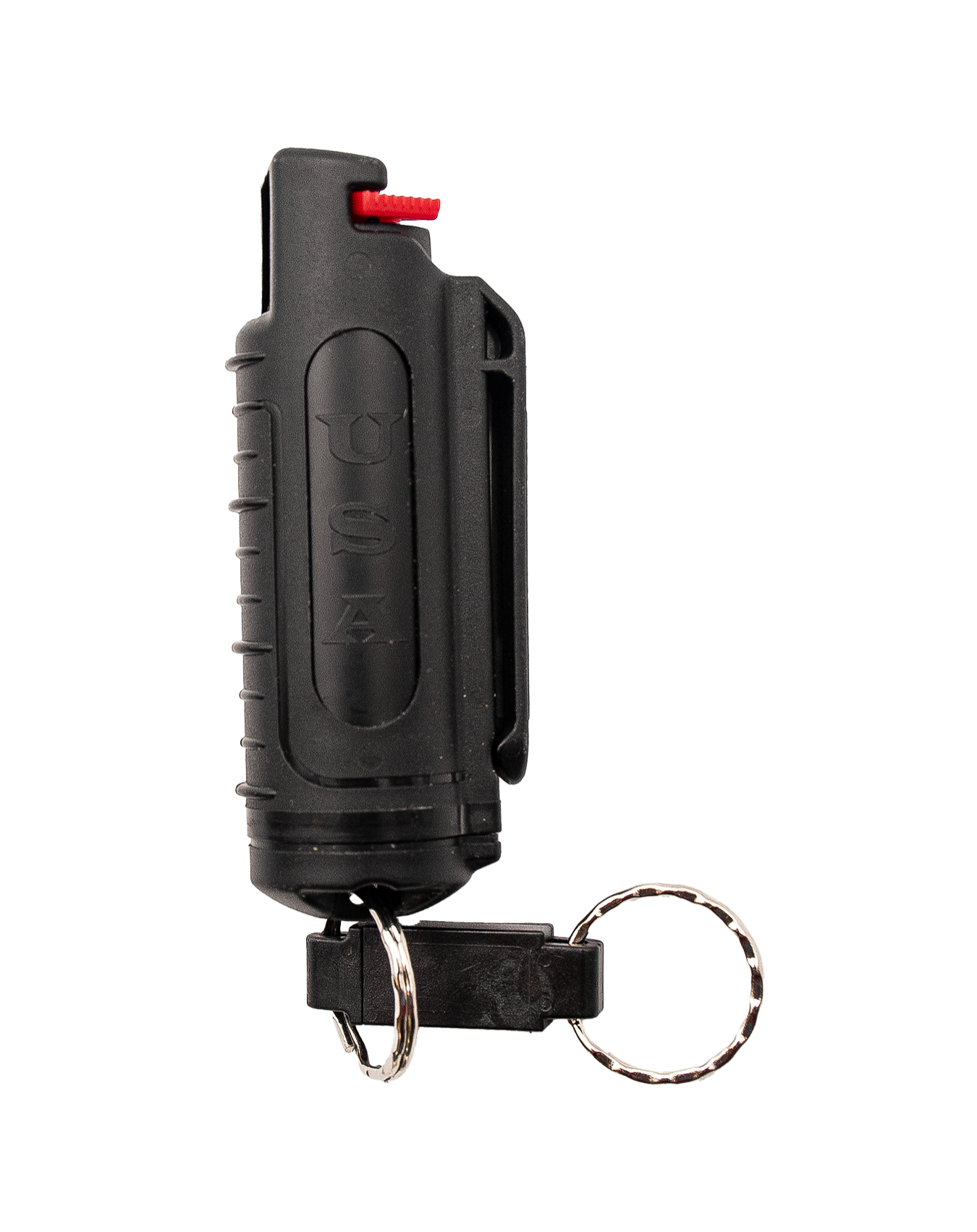 Self Defense Spray, .5 oz Keychain Unit, Black, Level 3 Stream