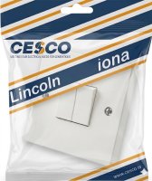 Lincoln 2 Gang 2 Way Switch Pre Packed