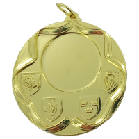 50mm 4 Province Medallion (Gold)