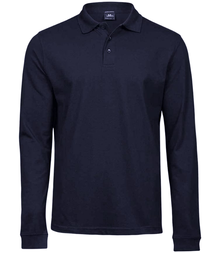 TEE JAYS LUXURY STRETCH LONG SLEEVE POLO SHIRT