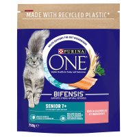 Purina One Cat Senior 7+ Salmon & Whole Grains 750g x 1