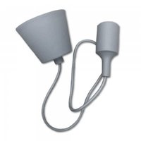 Grey Silicone Pendant