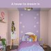 Kids Bedroom painted in Dulux Easycare Tangled Enchanted Dream