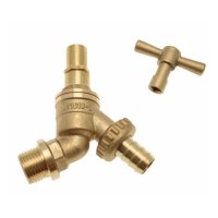 1/2 Hose Union Bib Tap Lockshield with Loose Key 301314