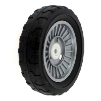 GGP / STIGA - Front Wheel c/w bearing [&Oslash;175mm]