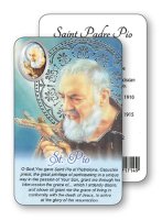 Prayer Card/Picture/Saint Pio   (71714)
