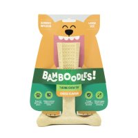 Bamboodles Dog T-Bone Chew Toy Chicken