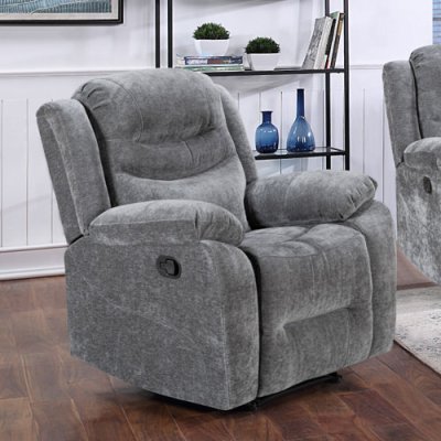 Boone Recliner Armchair - Grey 