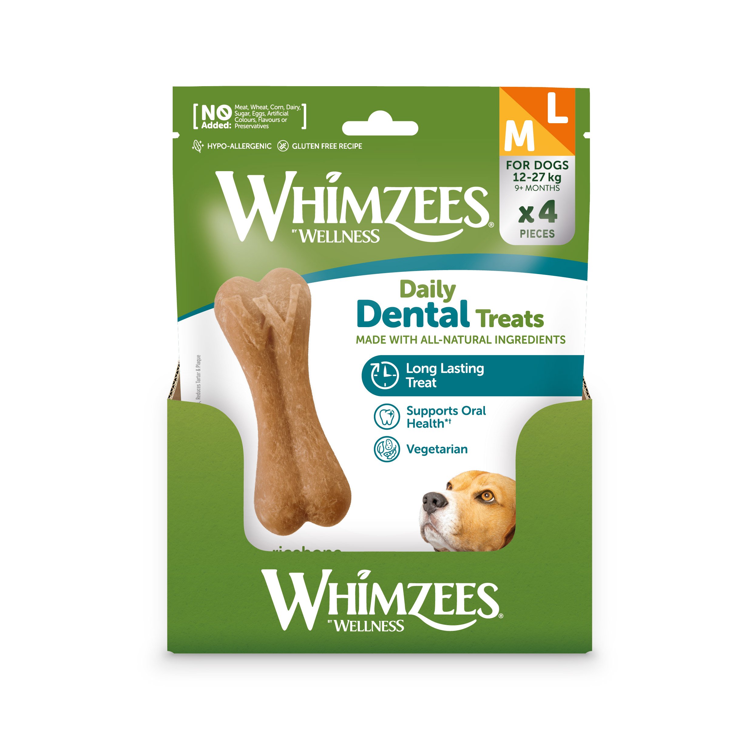 Whimzees WHZ2092EU Dog Trial Pack Ricebone Medium/Large 5x4pcs