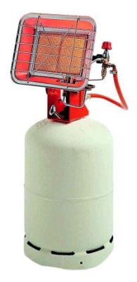 Infrarood straler op fles met handvat en piezo 2.4-4kw  37mb