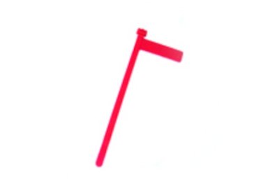 Marking label, length 230mm, blank, red
