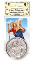 Car Plaque/Prayer Leaflet/St.Christopher   (72422)
