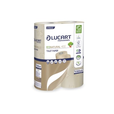 ECONATURAL 2PLY LUXURY TOILET ROLL 400SHT 30PK (OUTGOING)