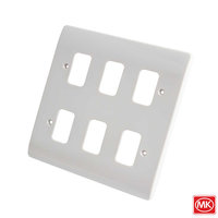 MK 6G Grid Front Plate White K3636WHI
