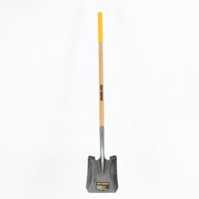 Micro Shovel with Long Wood Handle