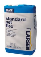 Larsen Standard Set Flex Tile Adhesive Grey 20Kg (Blue Bag)