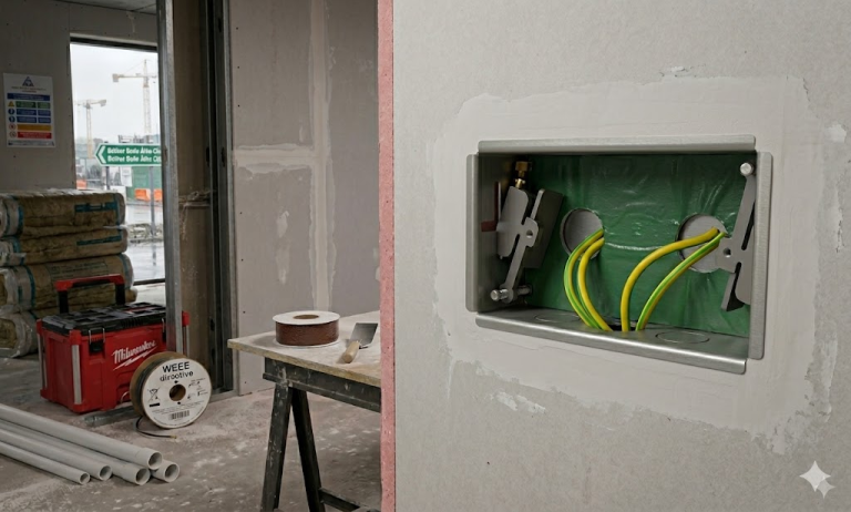 Metal fire rated boxes