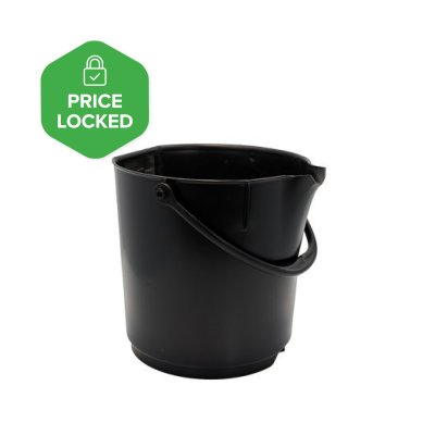 Foodgrade production bucket - 15 ltr, black