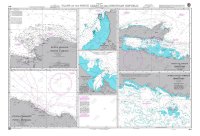ADMIRALTY Chart - 463 Plans on the North Coast of the Dominican Republic