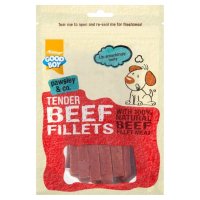 Armitage Good Boy Deli Treats - Tender Beef Fillets 10x90g