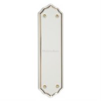 6000 - Shaped Fingerplate Gold Line 274 X 75Mm