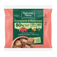 Natures Menu Frozen Dog Complete and Balanced Block 80-20 12x500g
