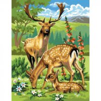 Woodland Animals 2pk Paint by Numbers