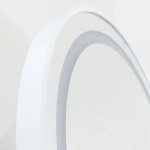LED Cheval Arch Mirror 160cm x 20cm - White 