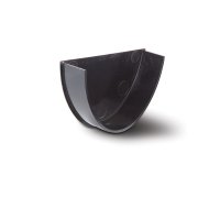 POLYPIPE RD508 BLACK INTERNAL STOP END POLYFLOW 117mm