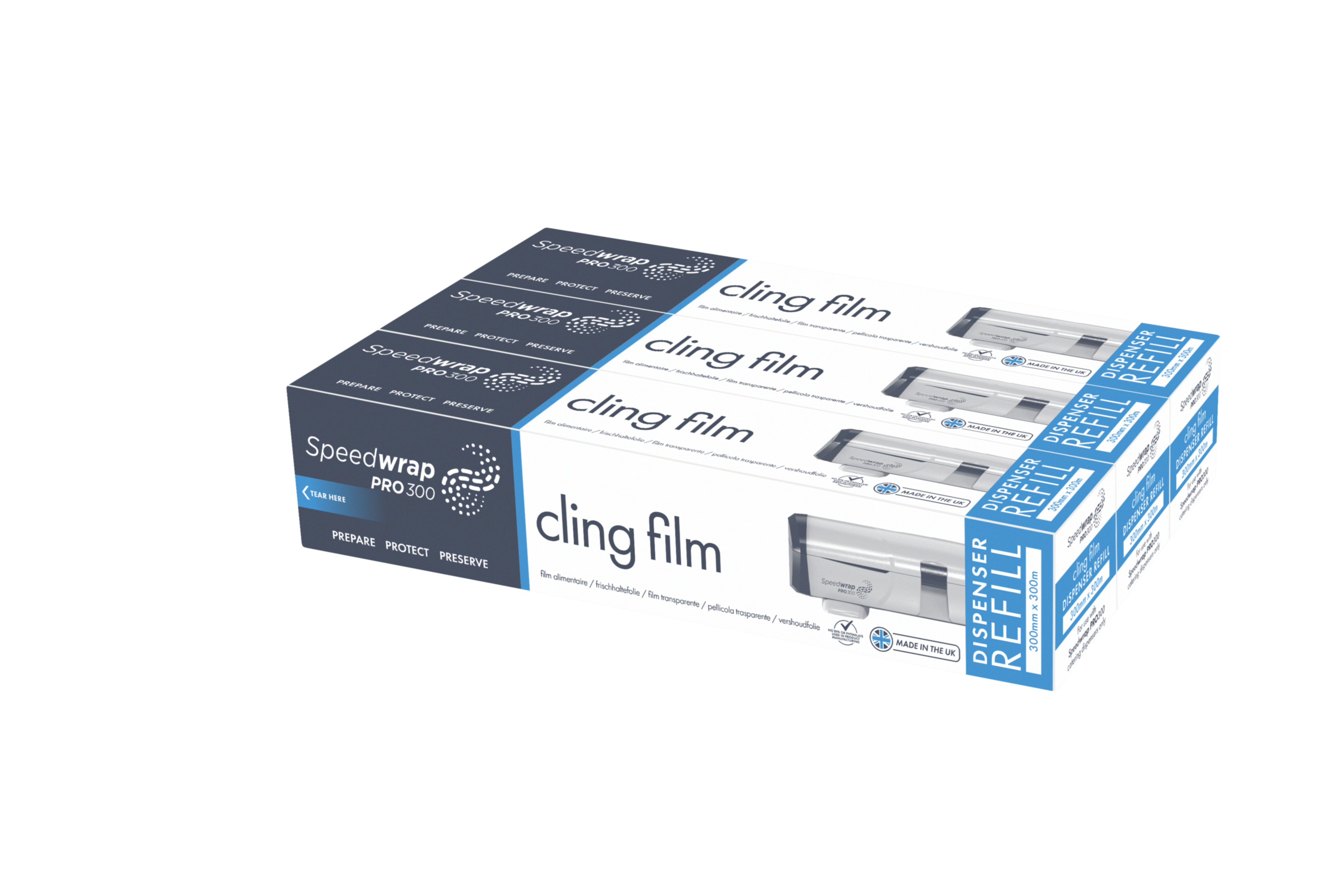 Wrapex Refill Film 12" (1x3 Rolls)