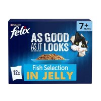 Felix Cat Pouch As Good As It Looks Senior In Jelly 4x12x85g